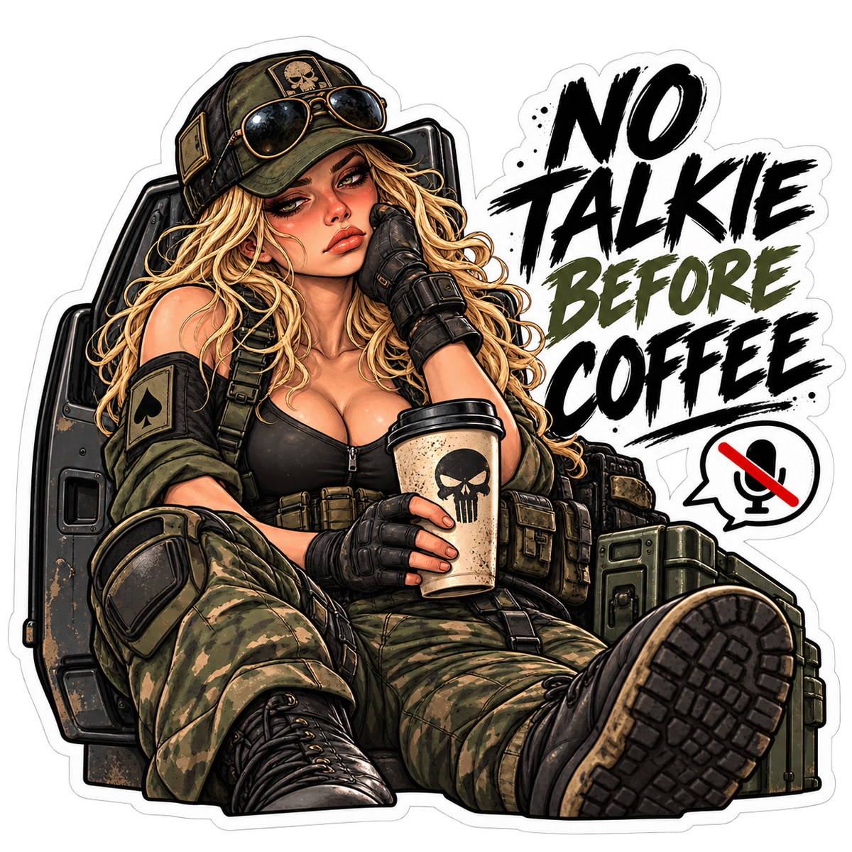 No Talkie Blondie